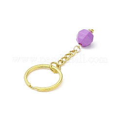 Faceted Round Acrylic Pendant Keychain&nbsp;KEYC-JKC00484