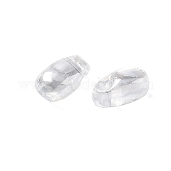 70gミユキビーズ5個  日本製シードビーズ  ティアドロップ  透明  5.5x3x3mm  穴：1mm&nbsp;GLAA-V001-02C