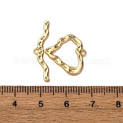 真鍮製マンテル  ニッケルフリー  ラックめっき  槌目模様のハート  18KGP本金メッキ  24.5mm&nbsp;KK-Z121-20G