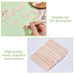 木製クラフトスティック600本  アイスキャンデーの棒  バリーウッド  40x9.5x2mm&nbsp;DIY-CA0007-90