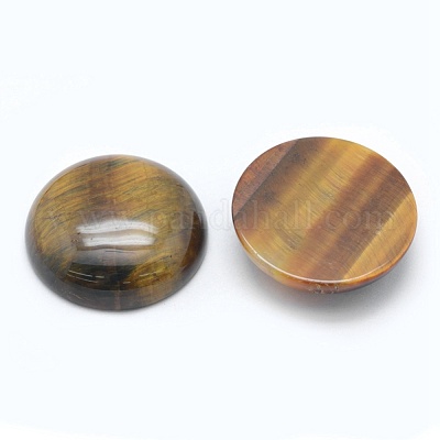 Natural Tiger Eye Cabochons&nbsp;G-E492-F-01-1