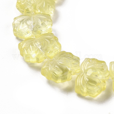Transparent Glass Beads Strands&nbsp;GLAA-F114-01D-1