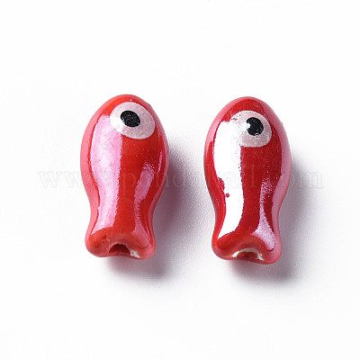 Handmade Porcelain Beads&nbsp;PORC-T007-06D-1