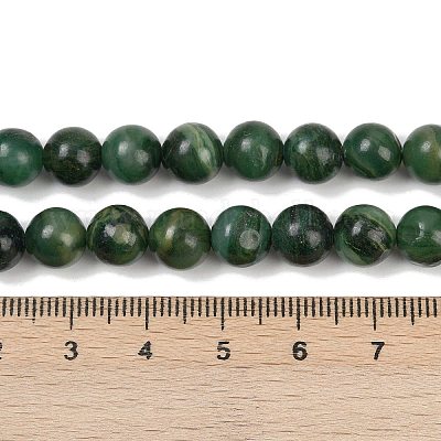  Natural African Jade Beads Strands&nbsp;G-K091-4mm-1