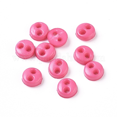 Nylon Tiny Button&nbsp;BUTT-WH0014-28H-1