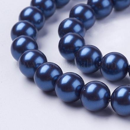 Shell Pearl Beads Strands&nbsp;BSHE-L035-10mm-I08-1
