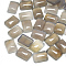 Natural Grey Agate Cabochons, Rectangle, 14x10x5.5mm