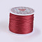 Flat Elastic Crystal String, Elastic Beading Thread, for Stretch Bracelet Making, FireBrick, 0.5mm, about 49.21 yards(45m)/roll