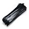 Cowhide Cord, Black, 3x2mm, about 100yard/bundle(300 feet/bundle)