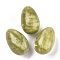 Natural Chinese Southern Jade Pendants, Easter Egg Stone, 39.5x25x25mm, Hole: 2mm