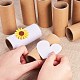 クラフト紙チューブ  キャメル  9.9x4.6cm  内径：4のCM&nbsp;PH-DIY-WH0063-12-5