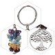 Natural Gemstone Keychain&nbsp;KEYC-JKC00163-02-2