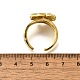 Brass Cuff Rings for Women&nbsp;RJEW-Q008-08G-3