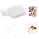 透明なプラスチックのギフト用の箱  長方形  透明  4x3x5cm&nbsp;CON-WH0086-045-1