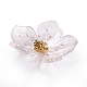 アクリルカボション  花  透明  20x21x5mm&nbsp;SACR-E002-17-4