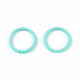 Spray Painted Iron Open Jump Rings&nbsp;IFIN-F149-B17-1