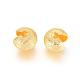 Brass Crimp Beads Covers&nbsp;KK-G016-G-NF-2
