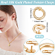 Brass Snap Clasps&nbsp;KK-BBC0021-49G-2