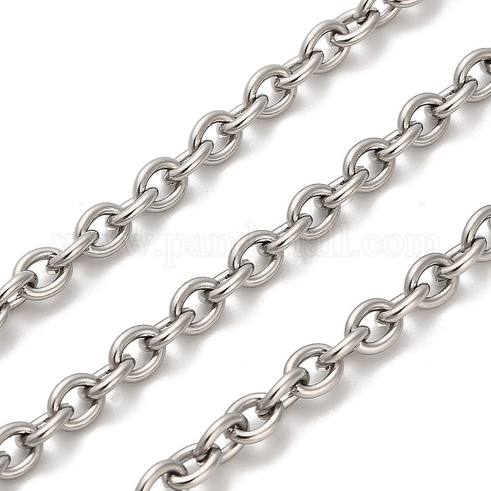 Ss Cable Chain Wholesale 316 Surgical Stainless Steel Cable Chains - Pandahall.com