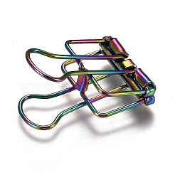 Metal Skeleton Frame Hollow Wire Binder Clips&nbsp;LS-DIY-I040-01C