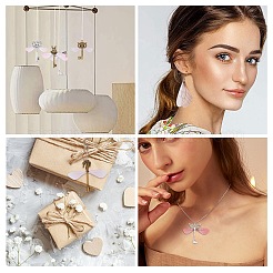DIY Skeleton Key & Wing Pendant Charm Bracelet Making Kit&nbsp;DIY-SC0017-49