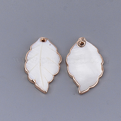 Electroplate Freshwater Shell Pendants&nbsp;SHEL-S274-57