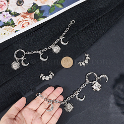 4Pcs 2 Styles Alloy Shoes Charms&nbsp;HJEW-DR00294