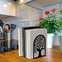 Non-Skid Iron Bookend Display Stands&nbsp;AJEW-WH0548-011