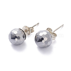 Terahertz Stone Stud Earrings&nbsp;G-K311-41