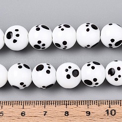 Handmade Lampwork Beads Strands&nbsp;LAMP-N028-21B