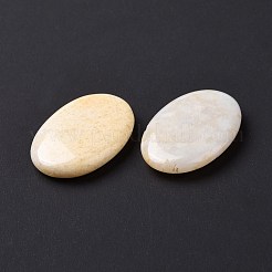 Mixed White Jade & Topaz Jade Massage Stone&nbsp;G-G864-05B