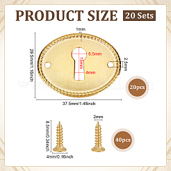 20Pcs Vintage Zinc Alloy Key Signs&nbsp;FIND-PH0028-93G