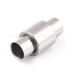 変色しにくい304ステンレススチール製のマグネット留め具と接着端  コラム  ステンレス鋼色  20x10mm  穴：6mm&nbsp;STAS-F276-04P