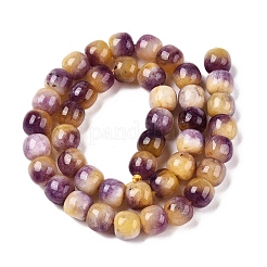 Dyed Natural White Jade Beads Strands&nbsp;G-T138-D13