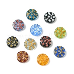 26Pcs 13 Colors Transparent Lampwork Beads&nbsp;LAMP-CJ0002-35