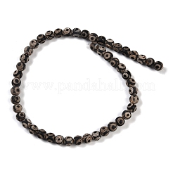 Tibetan Style dZi Beads&nbsp;G-K166-02-8mm-L3-01