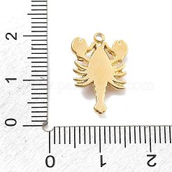 304 Stainless Steel Eanmel Pendants&nbsp;RESI-R155-016G
