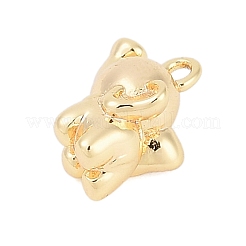 Brass Charms&nbsp;ZIRC-P122-04G