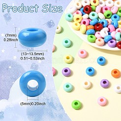 Baking Paint Acrylic European Large Hole Beads&nbsp;FIND-CJZ0001-002