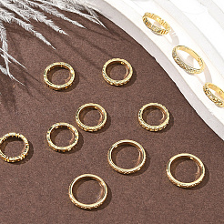 18Pcs 3 Style Brass Bead Frame&nbsp;KK-BBC0019-30