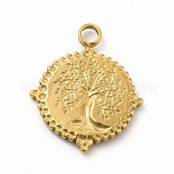 304 Stainless Steel Pendants&nbsp;STAS-M305-13G