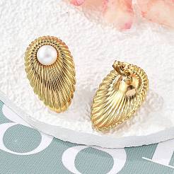 304 Stainless Steel Stud Earrings&nbsp;EJEW-S246-02G