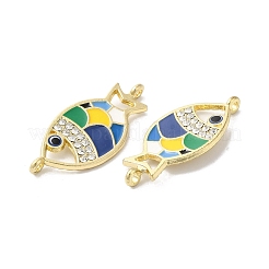Alloy Enamel Links Connectors&nbsp;ENAM-D046-32G-02