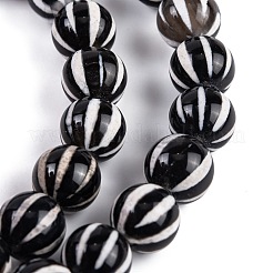 Tibetan Style dZi Beads Strands&nbsp;G-C133-A01-02