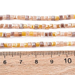 Electroplate Glass Beads Strands&nbsp;EGLA-F121-FR-B04