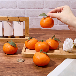 Plastic Orange Display Decorations&nbsp;DJEW-CN0001-47B