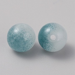 Two Tone Crackle Glass Beads&nbsp;GGLA-TAC0008-02D