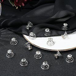 60Pcs Spiral Hair Pin Coil Iron Hair Accessories&nbsp;OHAR-SP0001-11
