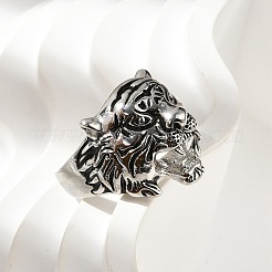 Brass Cuff Rings for Women Men&nbsp;RJEW-S401-03AS