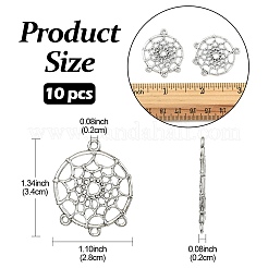 Tibetan Style Alloy Chandelier Components Links&nbsp;TIBEP-YW0001-66